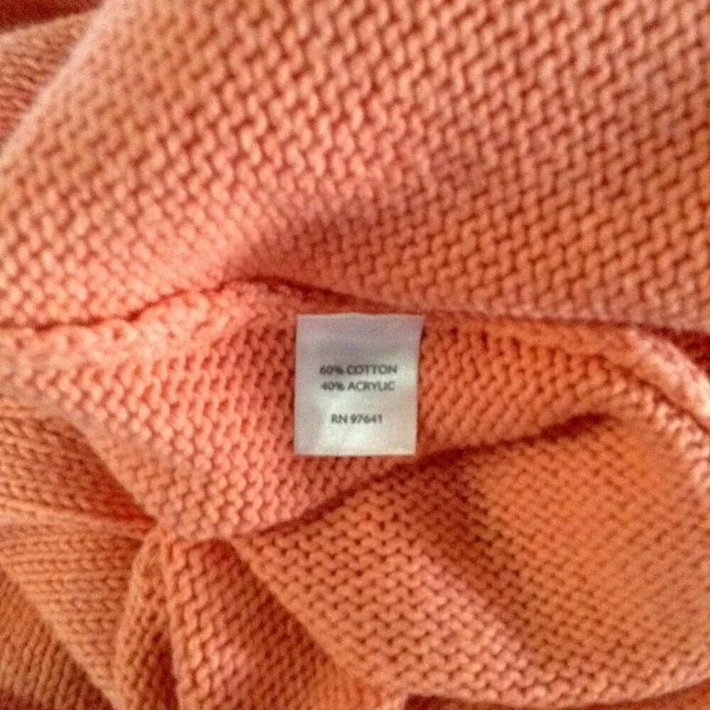 J. Jill Turtle/Cowl neck sweater "L",  Rolled Hem, Girlhoodcore, Eclectic Granny - Picture 3 of 4